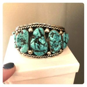 Vintage turquoise cuff